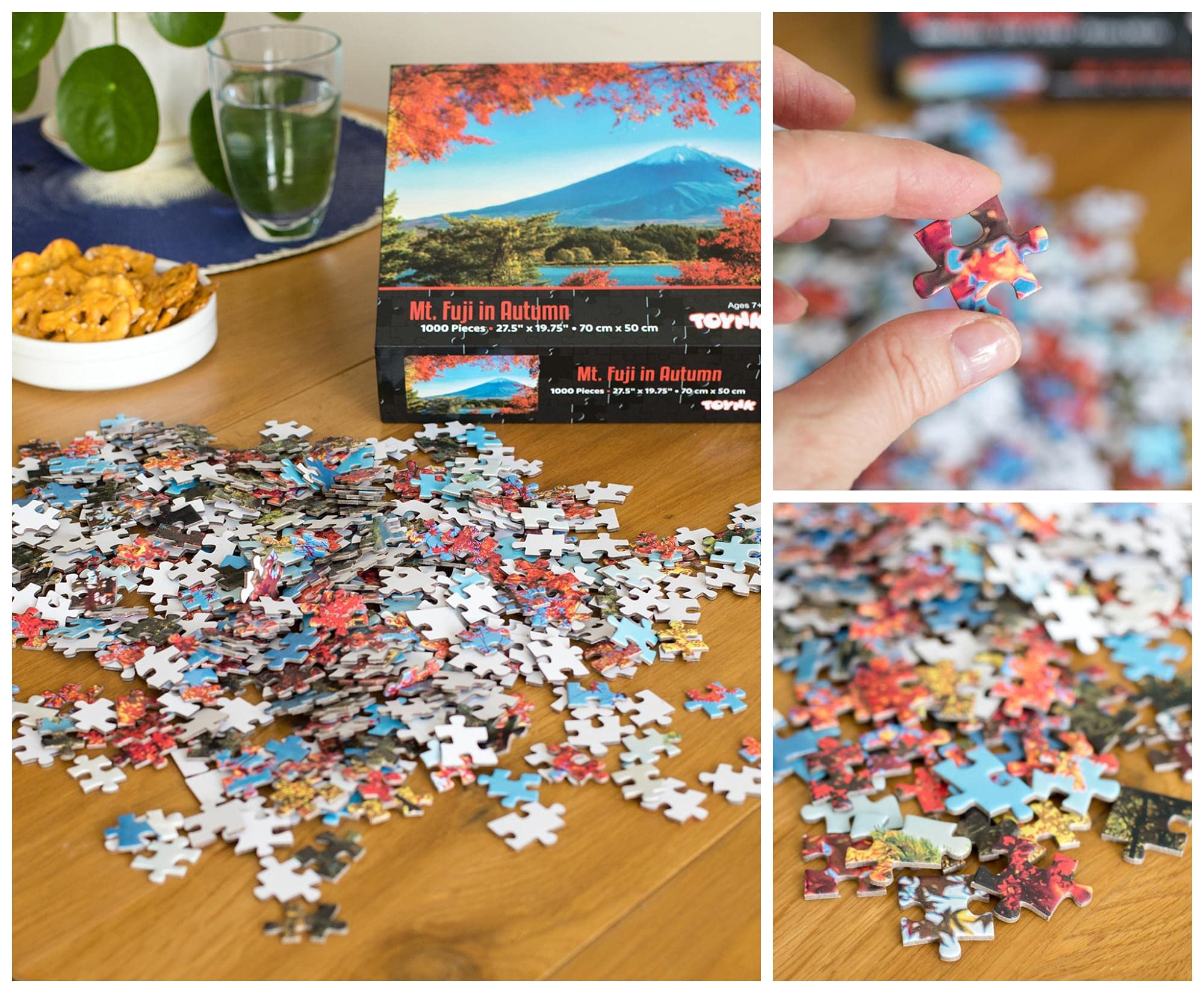 Amazon.com: Mount Fuji in Autumn Japanese Landmark Jigsaw Puzzle